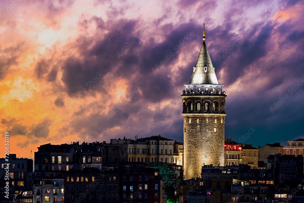 Skyline of istanbul. Galata Tower. Istanbul Turkey. Skyline of istanbul. Galata Tower. Istanbul Turkey.