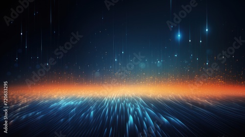 IT Data and Information show in Modern Particles Energy Flow, Background, Wallpaper