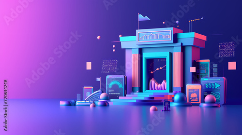 Surreal 3D bank © Digital Blume