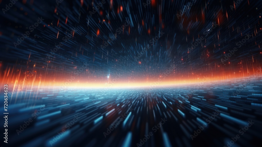 IT Data and Information show in Modern Particles Energy Flow, Background, Wallpaper IT Data and Information show in Modern Particles Energy Flow, Background, Wallpaper