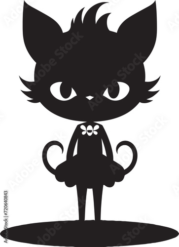 Haunted Hat Hocus Pocus Cute Halloween Vector Icon Giggling Graveyard Gnome Halloween Character Logo Design