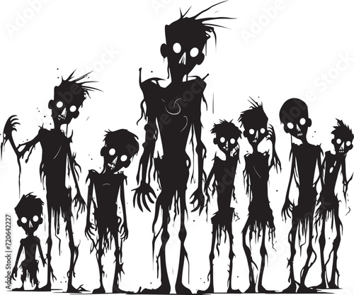 Undead Union Zombies Vector Logo Zombie Zephyr Doodle Zombies Design Element