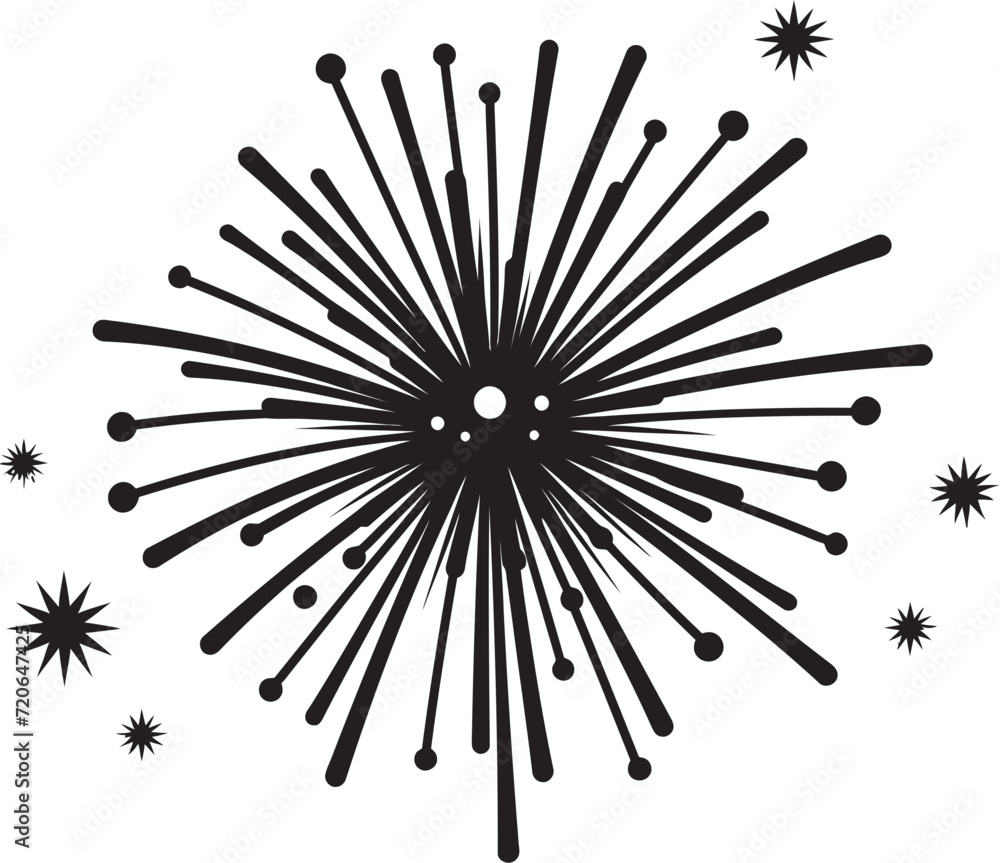 Euphoric Explosions Vector Icon of Firework Design Glittering Galore Emblematic Element for Fireworks Euphoric Explosions Vector Icon of Firework Design Glittering Galore Emblematic Element for Fireworks