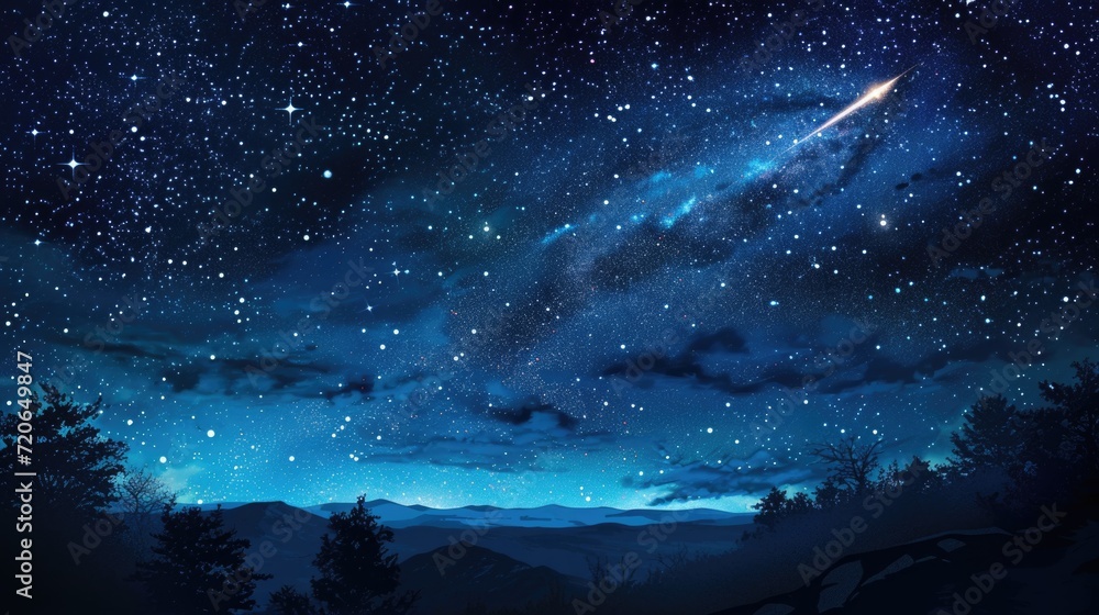 Night sky with many stars. Milky Way background. Banner Night sky with many stars. Milky Way background. Banner