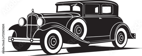 Sketchbook Symphony Classic Car Doodle Vector Dapper Drives Emblematic Retro Car Design
