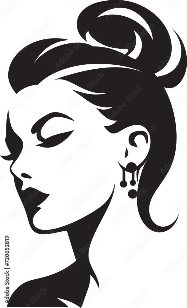 Ethereal Elegance Womans Face Vector Icon for Beauty Radiant Grace Emblematic Design for Womans Face in Fashion Vector Ethereal Elegance Womans Face Vector Icon for Beauty Radiant Grace Emblematic Design for Womans Face in Fashion Vector