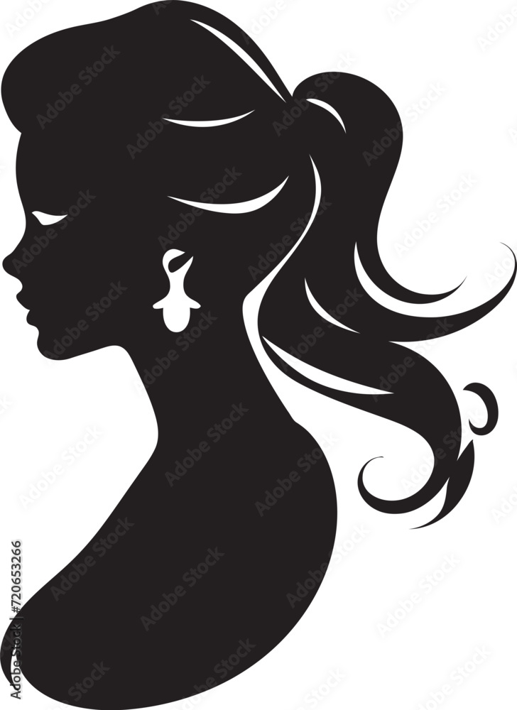 Timeless Radiance Iconic Fashion and Beauty Emblem Sculpted Serenity Vector Icon for Womans Face Timeless Radiance Iconic Fashion and Beauty Emblem Sculpted Serenity Vector Icon for Womans Face