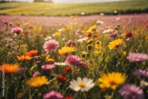 "Field of Flowers: Nature's Beauty"