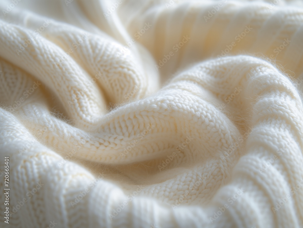 White knit fabric White knit fabric