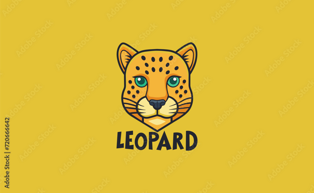 Leopard Head Mascot Logo Design Powerful, Agile, and Creative Branding Emblem Leopard Head Mascot Logo Design Powerful, Agile, and Creative Branding Emblem