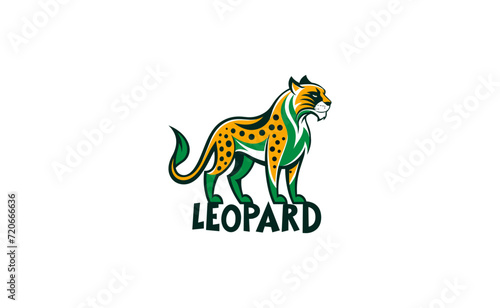 Beautiful Leopard Mascot Logo Design Powerful, Agile, and Creative Branding Emblem