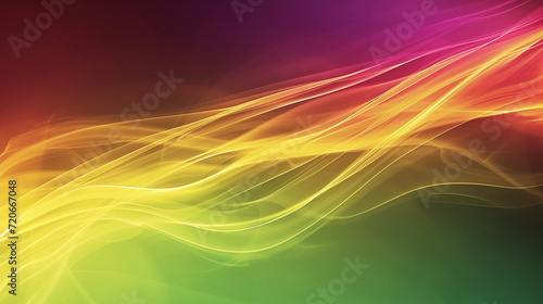 Yellow-green and red-purple banner background. PowerPoint and Business background.