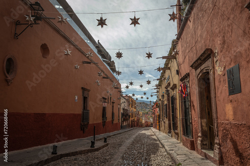 street in san miguel de allende guanajuato photo