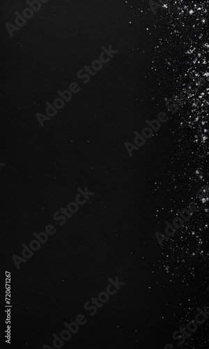 Snow overlay texture against black background