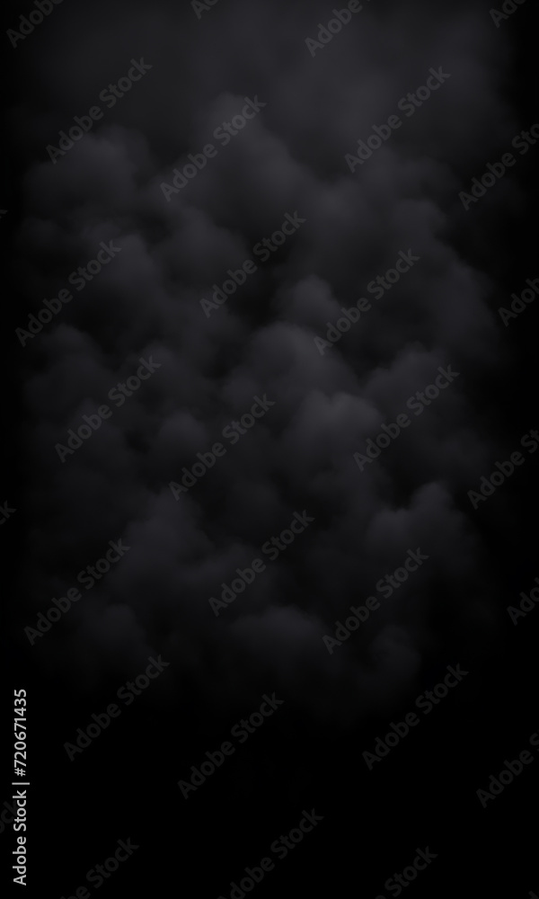 Naklejka premium Fog overlay texture against black background