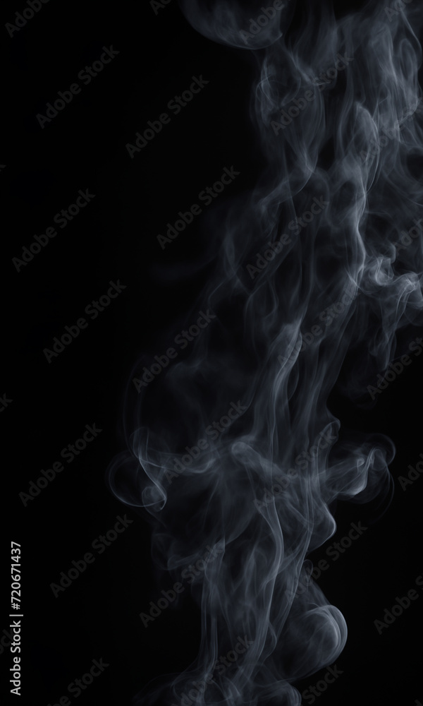 Smoke overlay texture against black background Smoke overlay texture against black background