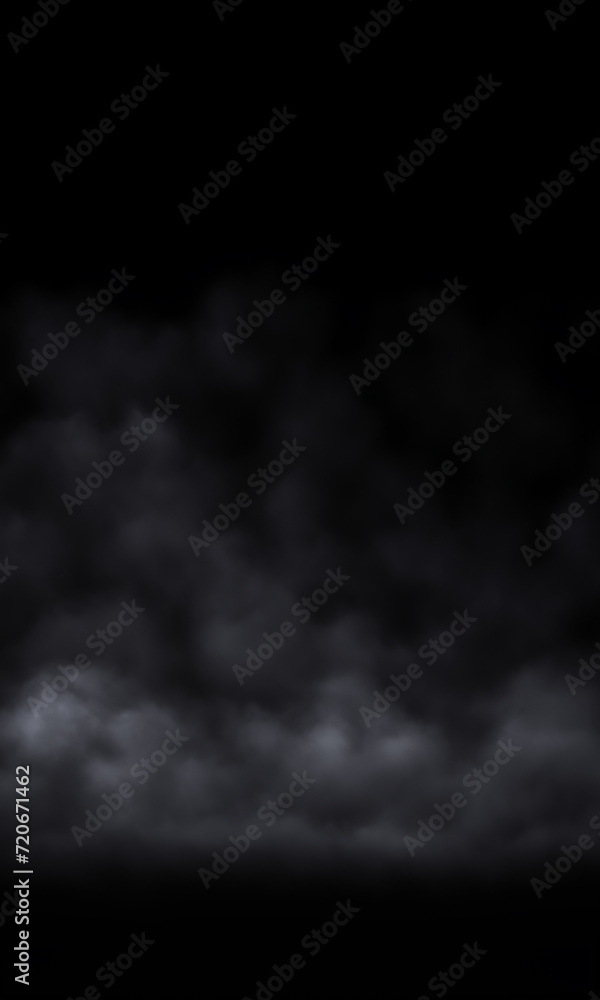 Fog overlay texture against black background