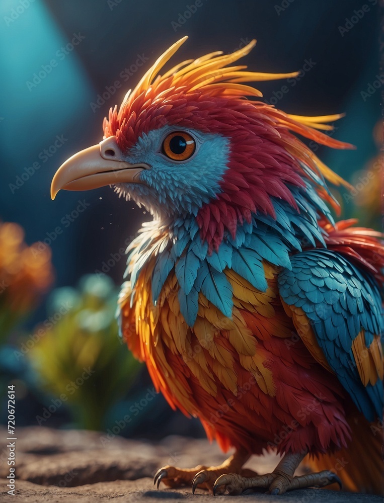 Mythical Fantasy Bird Creature