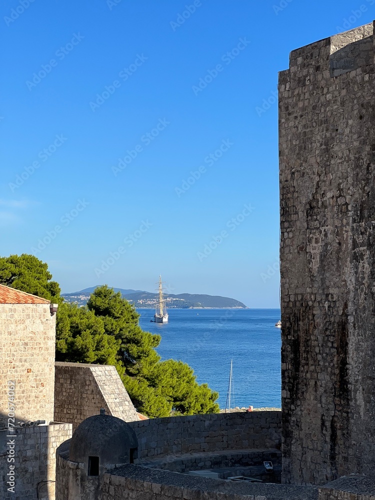 Fototapeta premium old fortress on the island