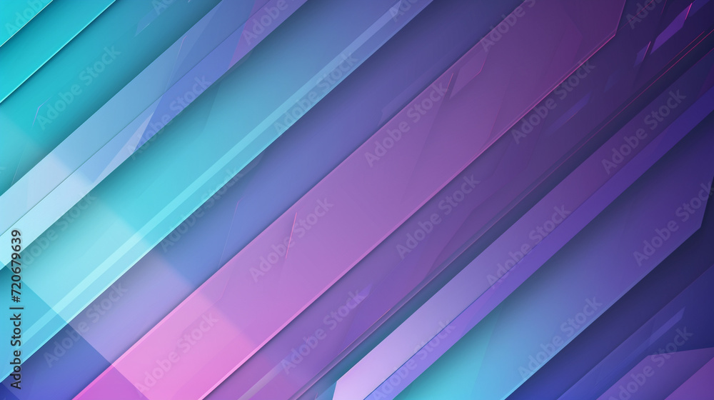 Obraz premium Violet, blue, and teal abstract background vector presentation design. PowerPoint and Business background