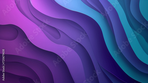Violet, blue, and teal banner background vector presentation design. PowerPoint and Business background.