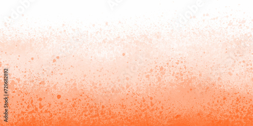 Abstract orange watercolor splash of color isolated on transparent light background. Abstract red powder explosion with particles. Colorful dust cloud explode, paint holi, mist splash effect