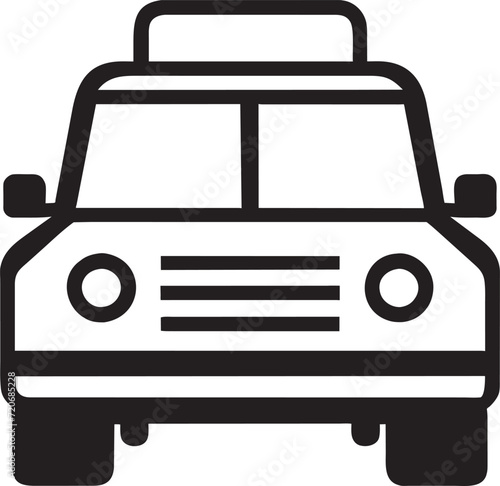 craft an icon of a family suv, emphasizing practical and versatile transportation, icon