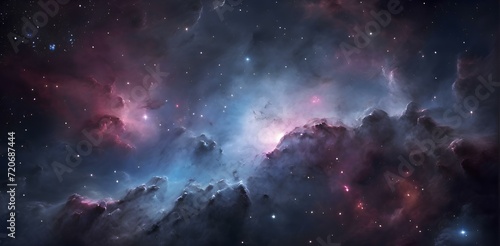 Space nebula space Night sky with stars and nebula