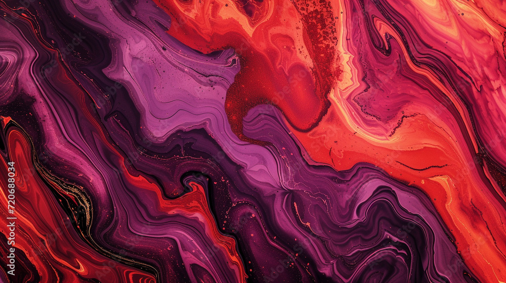 Red, fuchsia, and purple marble background Red, fuchsia, and purple marble background