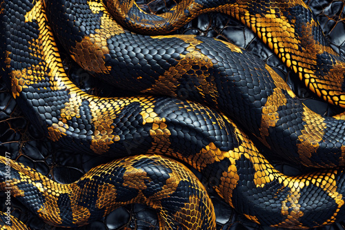 Exotic snake skin pattern for fashion and accessories design
