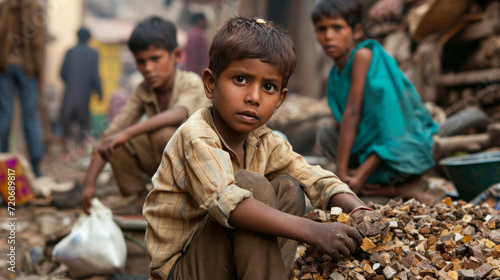 Child labour as a problem photo