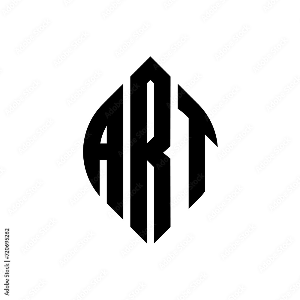 ART circle letter logo design with circle and ellipse shape. ART ellipse letters with typographic style. The three initials form a circle logo. ART Circle Emblem Abstract Monogram Letter Mark Vector. ART circle letter logo design with circle and ellipse shape. ART ellipse letters with typographic style. The three initials form a circle logo. ART Circle Emblem Abstract Monogram Letter Mark Vector.