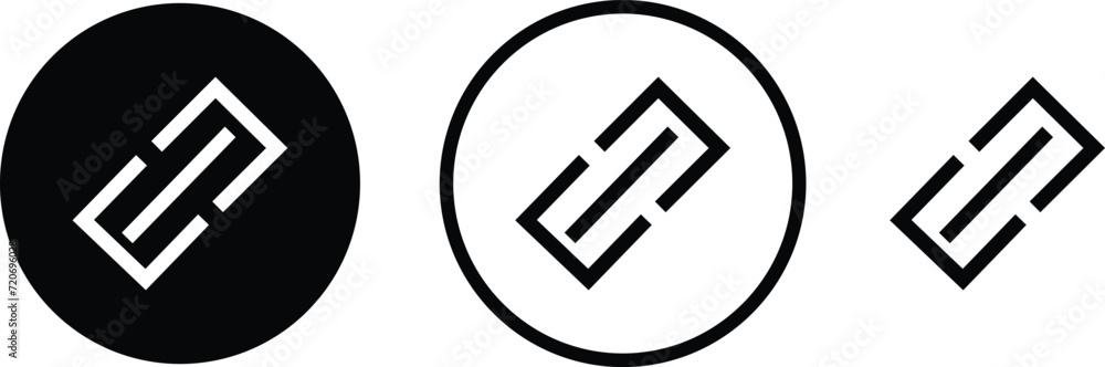 Internet URL or webpage url link icons set. Chain thick line icon, outline vector sign, linear simple pictogram isolated on transparent background. Web link symbol, logo, Connection, Reference. Internet URL or webpage url link icons set. Chain thick line icon, outline vector sign, linear simple pictogram isolated on transparent background. Web link symbol, logo, Connection, Reference.