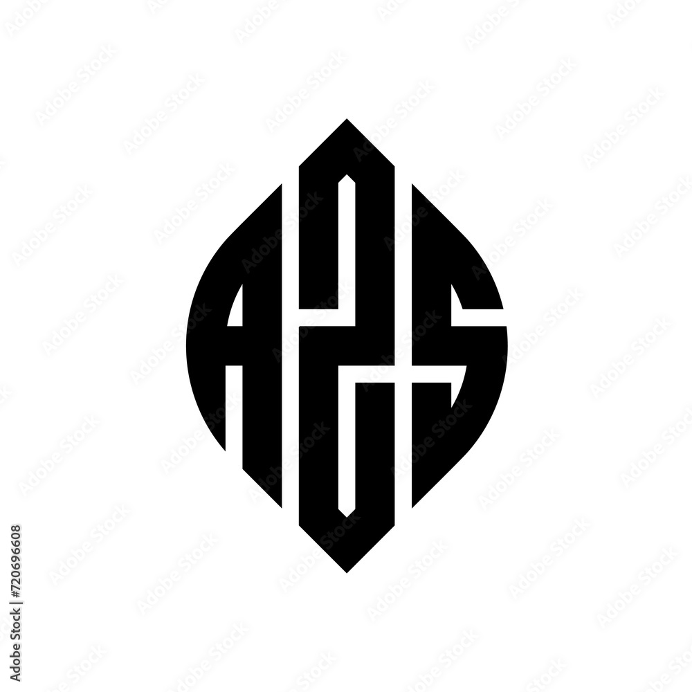 AZS circle letter logo design with circle and ellipse shape. AZS ellipse letters with typographic style. The three initials form a circle logo. AZS Circle Emblem Abstract Monogram Letter Mark Vector. AZS circle letter logo design with circle and ellipse shape. AZS ellipse letters with typographic style. The three initials form a circle logo. AZS Circle Emblem Abstract Monogram Letter Mark Vector.