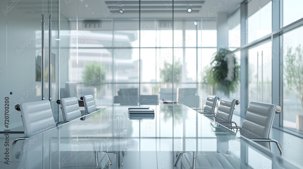 Fototapeta premium modern office interior with chairs