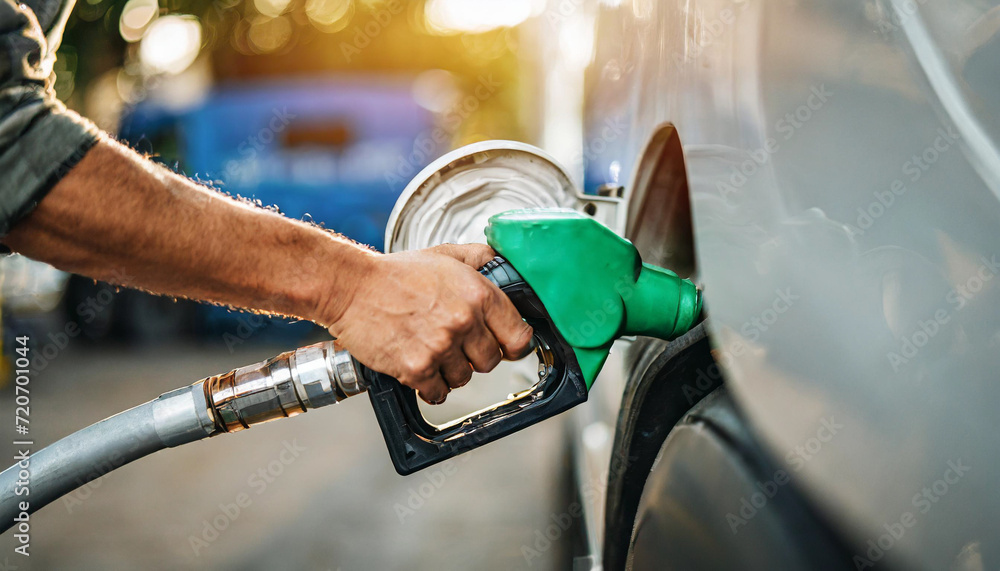mechanic expertly filling a truck with fuel, showcasing precision and efficiency in automotive maintenance mechanic expertly filling a truck with fuel, showcasing precision and efficiency in automotive maintenance