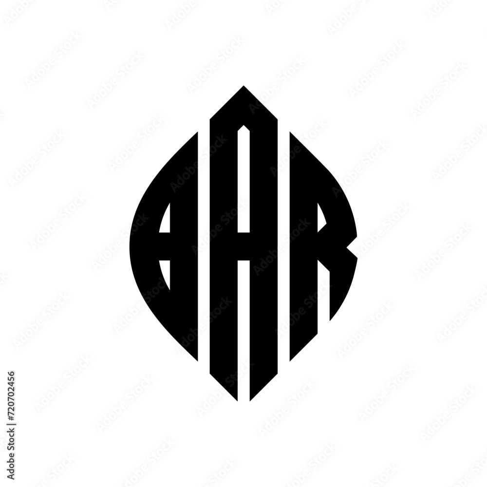 BAR circle letter logo design with circle and ellipse shape. BAR ellipse letters with typographic style. The three initials form a circle logo. BAR Circle Emblem Abstract Monogram Letter Mark Vector. BAR circle letter logo design with circle and ellipse shape. BAR ellipse letters with typographic style. The three initials form a circle logo. BAR Circle Emblem Abstract Monogram Letter Mark Vector.