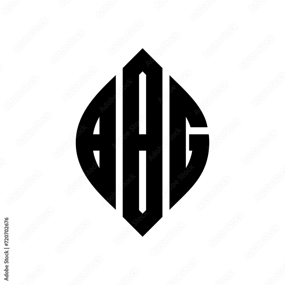 BBG circle letter logo design with circle and ellipse shape. BBG ellipse letters with typographic style. The three initials form a circle logo. BBG Circle Emblem Abstract Monogram Letter Mark Vector. BBG circle letter logo design with circle and ellipse shape. BBG ellipse letters with typographic style. The three initials form a circle logo. BBG Circle Emblem Abstract Monogram Letter Mark Vector.