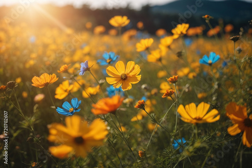 flowers in the field in summer © Magic Art