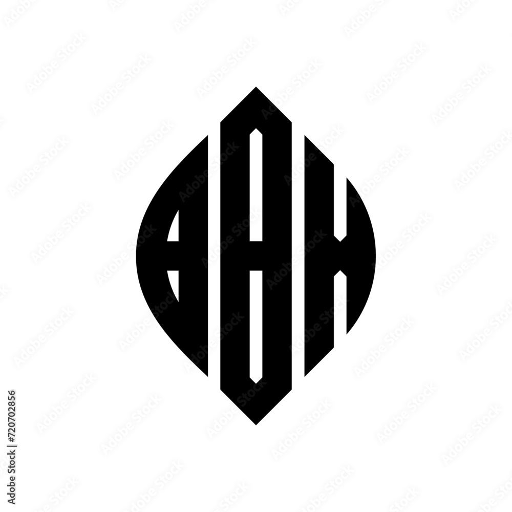 BBX circle letter logo design with circle and ellipse shape. BBX ellipse letters with typographic style. The three initials form a circle logo. BBX Circle Emblem Abstract Monogram Letter Mark Vector. BBX circle letter logo design with circle and ellipse shape. BBX ellipse letters with typographic style. The three initials form a circle logo. BBX Circle Emblem Abstract Monogram Letter Mark Vector.