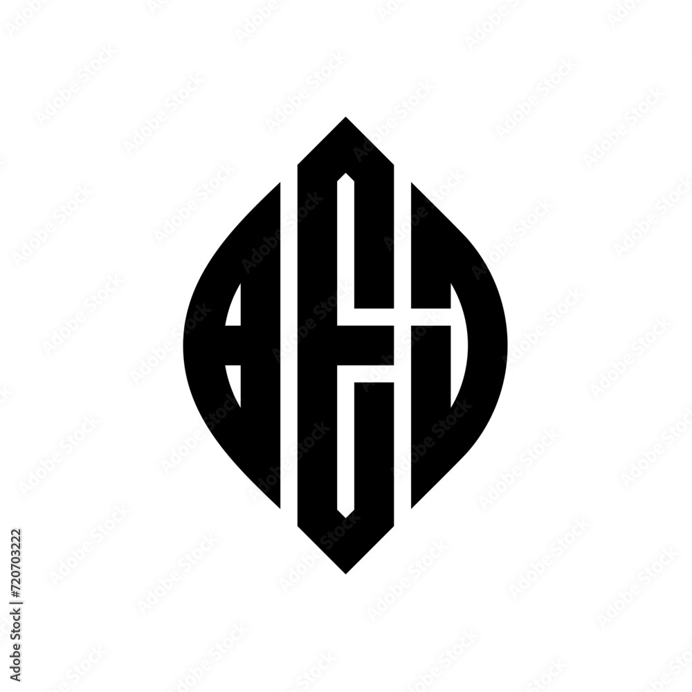 BEJ circle letter logo design with circle and ellipse shape. BEJ ellipse letters with typographic style. The three initials form a circle logo. BEJ Circle Emblem Abstract Monogram Letter Mark Vector. BEJ circle letter logo design with circle and ellipse shape. BEJ ellipse letters with typographic style. The three initials form a circle logo. BEJ Circle Emblem Abstract Monogram Letter Mark Vector.