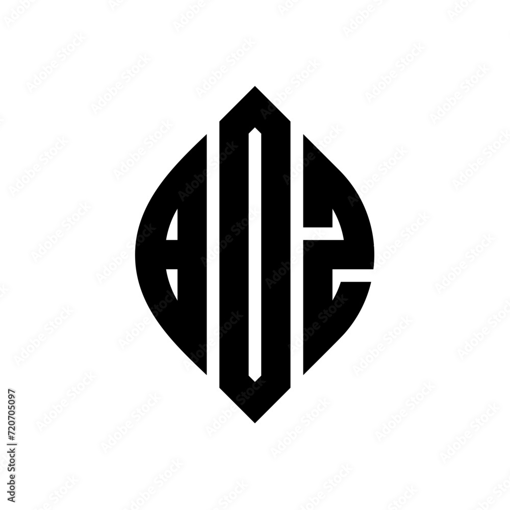 BOZ circle letter logo design with circle and ellipse shape. BOZ ellipse letters with typographic style. The three initials form a circle logo. BOZ Circle Emblem Abstract Monogram Letter Mark Vector. BOZ circle letter logo design with circle and ellipse shape. BOZ ellipse letters with typographic style. The three initials form a circle logo. BOZ Circle Emblem Abstract Monogram Letter Mark Vector.