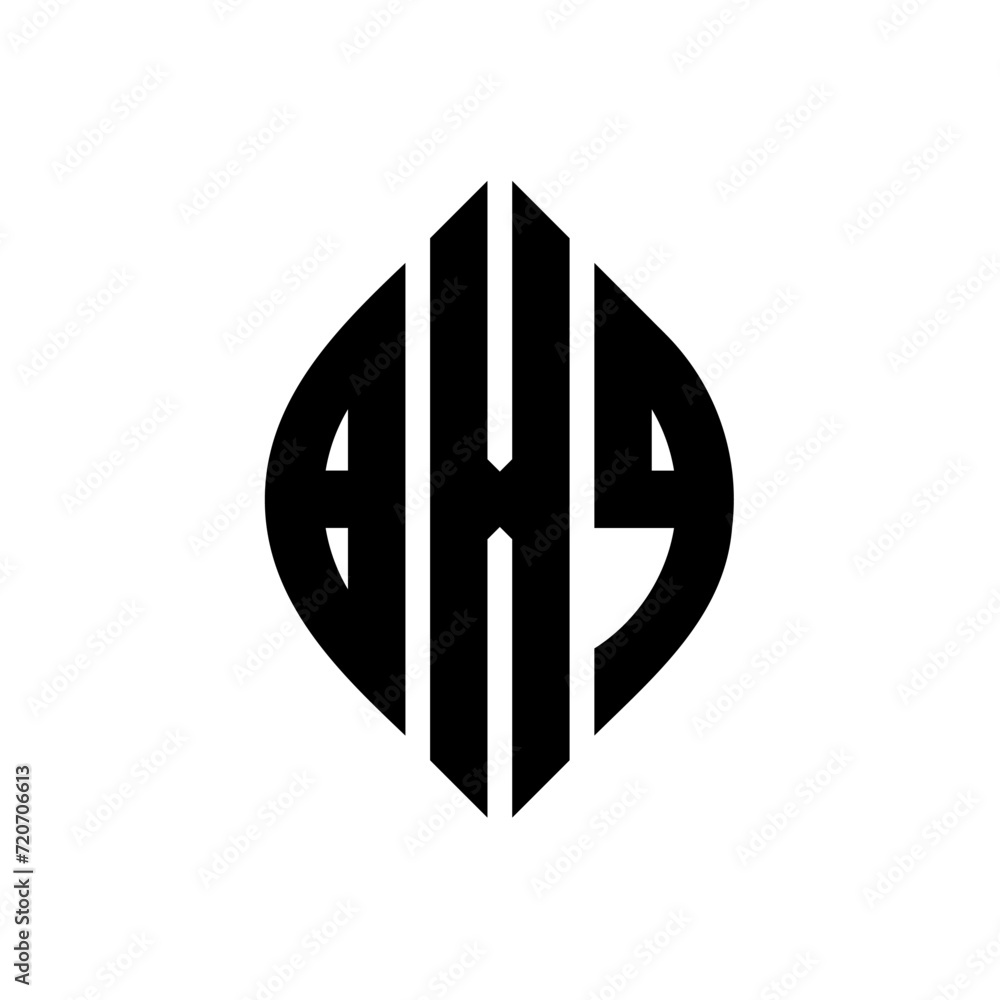 BXQ circle letter logo design with circle and ellipse shape. BXQ ellipse letters with typographic style. The three initials form a circle logo. BXQ Circle Emblem Abstract Monogram Letter Mark Vector. BXQ circle letter logo design with circle and ellipse shape. BXQ ellipse letters with typographic style. The three initials form a circle logo. BXQ Circle Emblem Abstract Monogram Letter Mark Vector.