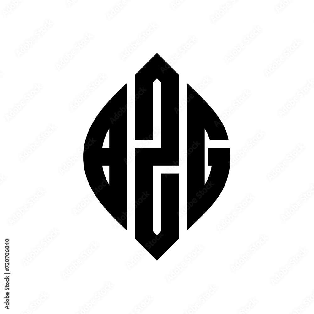 BZG circle letter logo design with circle and ellipse shape. BZG ellipse letters with typographic style. The three initials form a circle logo. BZG Circle Emblem Abstract Monogram Letter Mark Vector. BZG circle letter logo design with circle and ellipse shape. BZG ellipse letters with typographic style. The three initials form a circle logo. BZG Circle Emblem Abstract Monogram Letter Mark Vector.