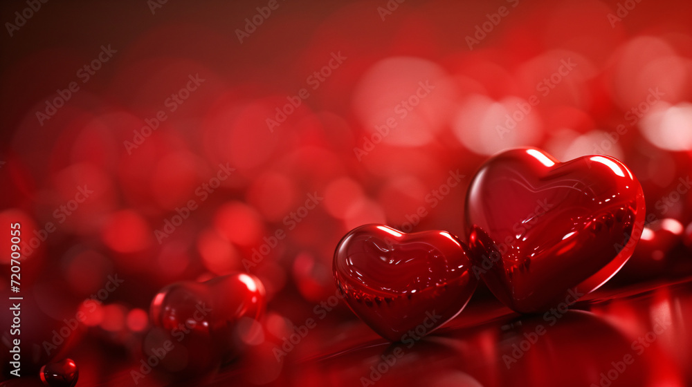 red heart on a red background red heart on a red background