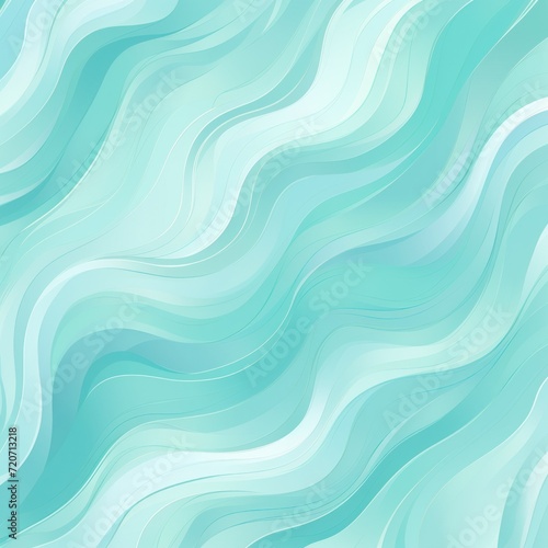 Cyan seamless pattern of blurring lines in different pastel colours  watercolor style