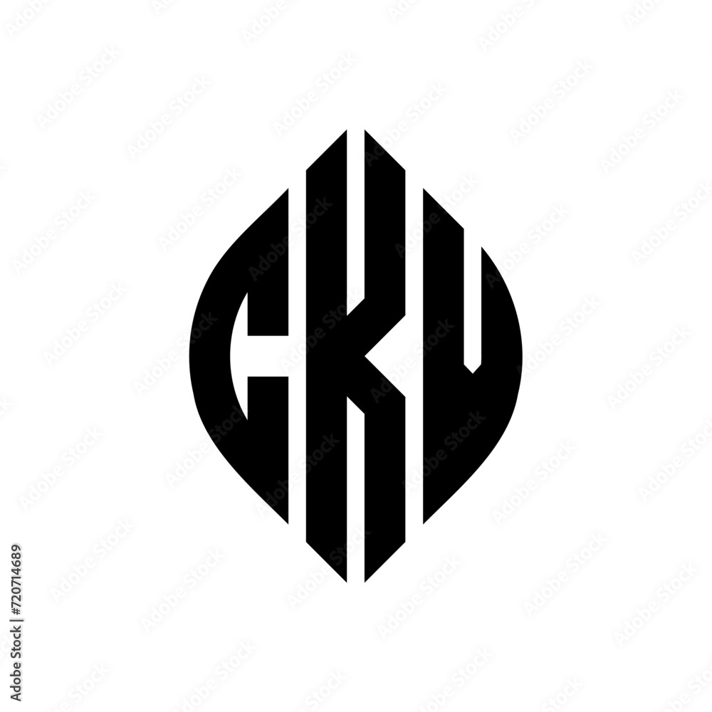 CKV circle letter logo design with circle and ellipse shape. CKV ellipse letters with typographic style. The three initials form a circle logo. CKV Circle Emblem Abstract Monogram Letter Mark Vector. CKV circle letter logo design with circle and ellipse shape. CKV ellipse letters with typographic style. The three initials form a circle logo. CKV Circle Emblem Abstract Monogram Letter Mark Vector.