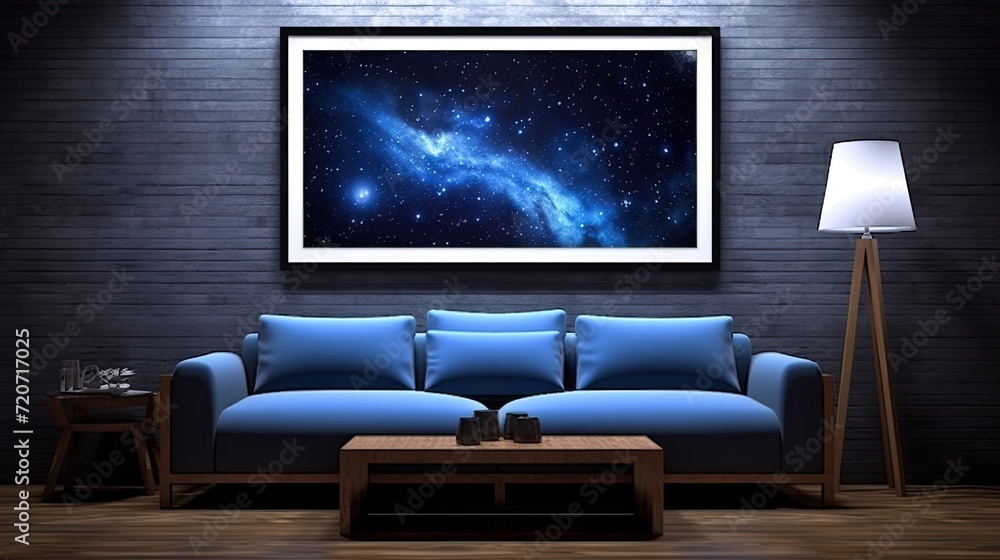 a blue-dark night sky adorned with countless stars, featuring the majestic Milky Way cosmos in the background, the awe-inspiring vastness of the universe and the serenity of the nocturnal landscape. a blue-dark night sky adorned with countless stars, featuring the majestic Milky Way cosmos in the background, the awe-inspiring vastness of the universe and the serenity of the nocturnal landscape.