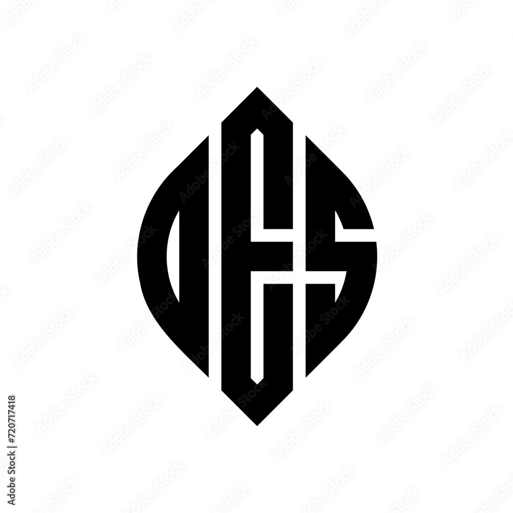 DES circle letter logo design with circle and ellipse shape. DES ellipse letters with typographic style. The three initials form a circle logo. DES circle emblem abstract monogram letter mark vector. DES circle letter logo design with circle and ellipse shape. DES ellipse letters with typographic style. The three initials form a circle logo. DES circle emblem abstract monogram letter mark vector.