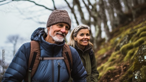 Middle age couple hiking © Krtola 